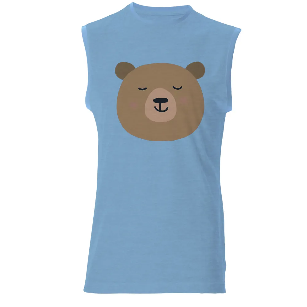 Shirts Graphic Tees: Peaceful Bear - Artistic Designs|family shirt design 2022