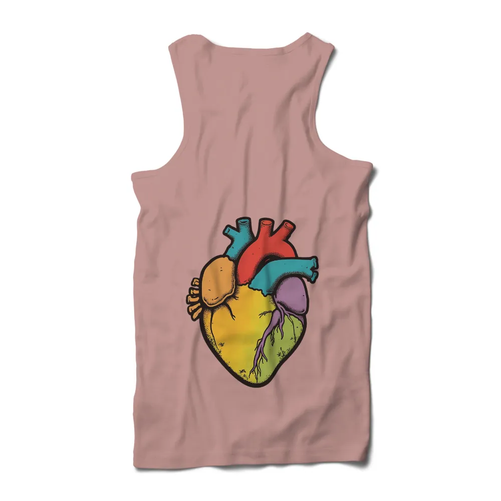 Custom T-Shirt Printing: Vibrant Heart - Expressing Emotions Through Art|brewdog jet black heart t shirt