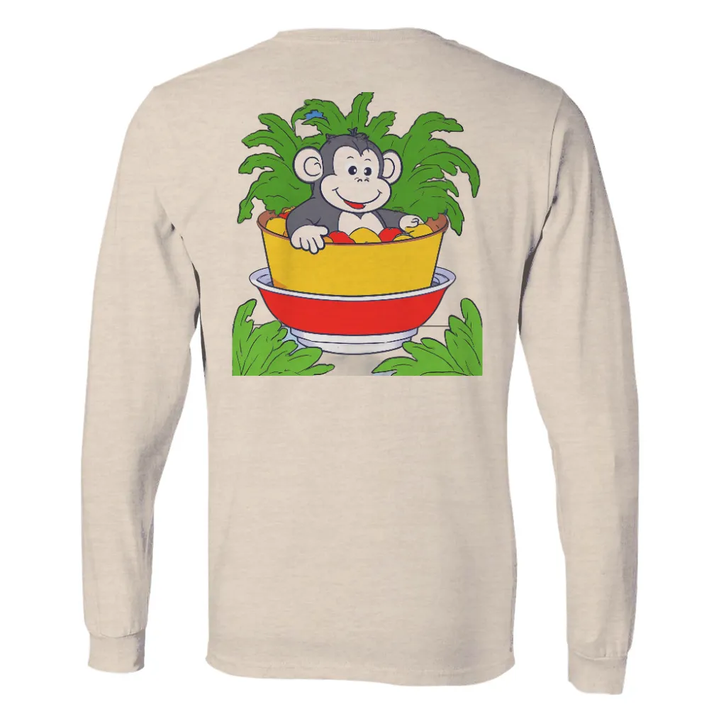 Tee Shirts Printed: Max's Jungle Adventure - Monkey in a Fruit Bowl|happy mothers day shirt ideas