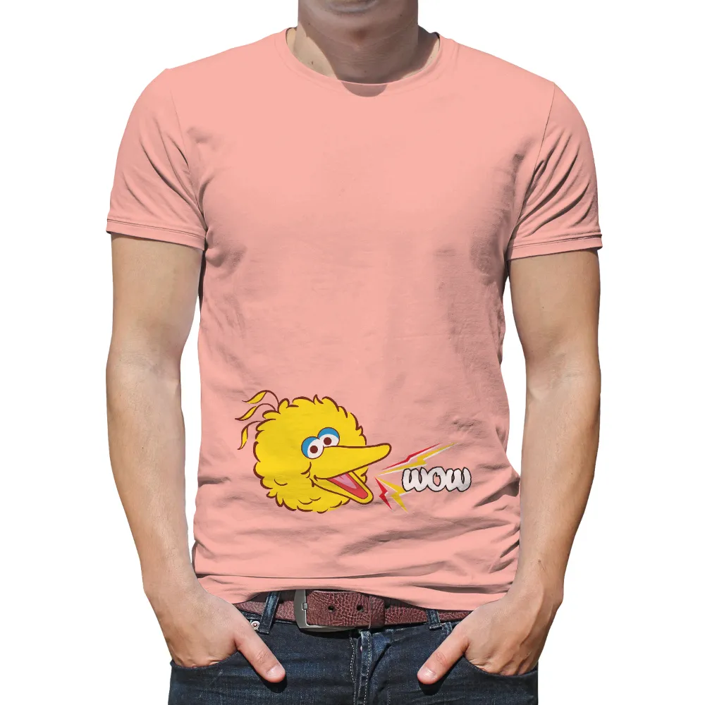 Tee Shirt Printing: Big Bird's Wow Moment - Funny & Quotes|banksy joy millward