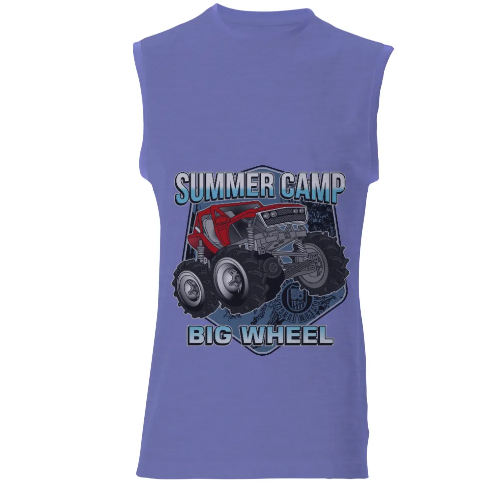 Custom Tee Shirts: Summer Camp Adventure with Monster Truck|monster truck easter shirt