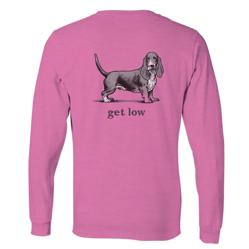 Shirts Graphic Tees: Get Low with Max the Basset Hound|basset hound hawaiian shirt