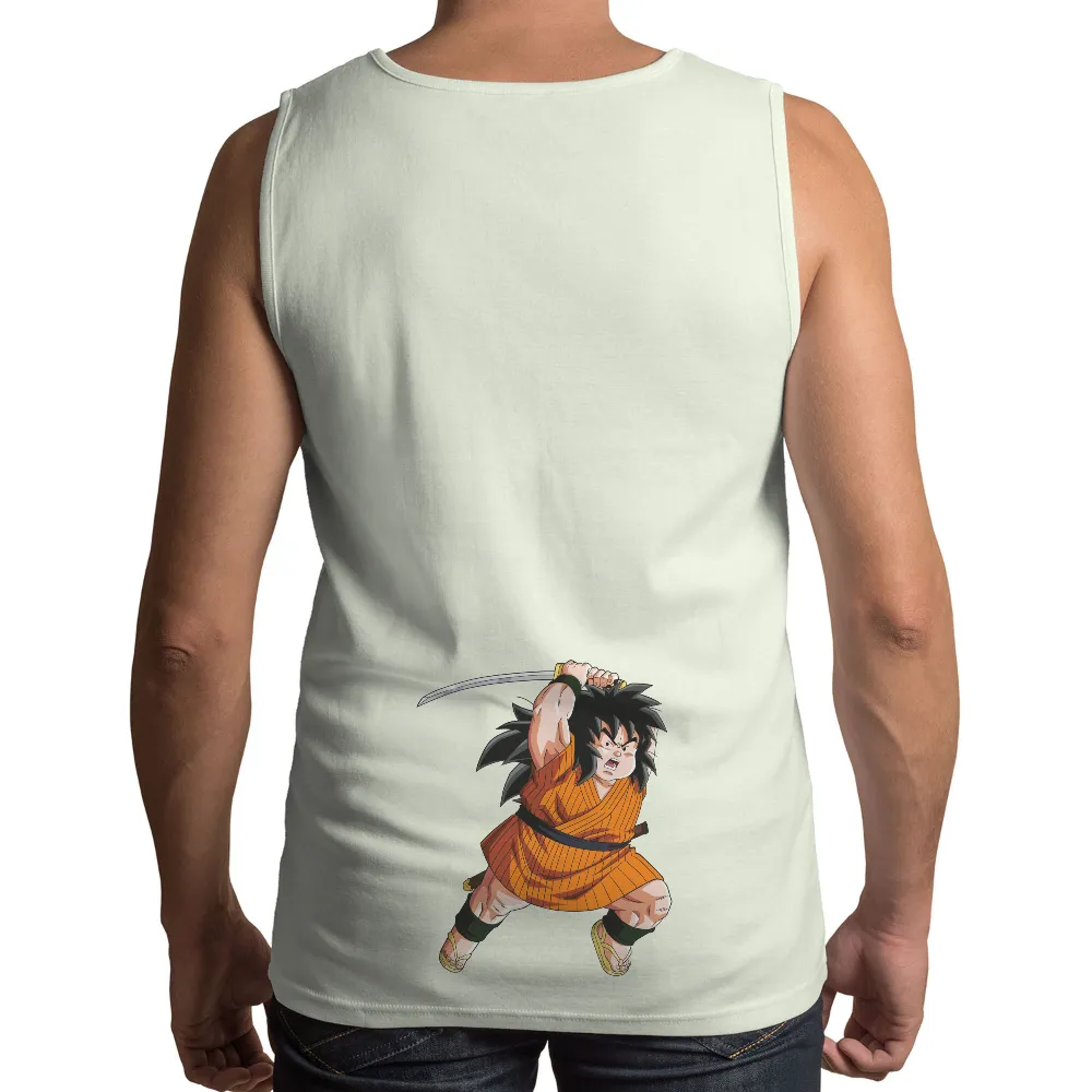 T-Shirts Design: Goku's Warrior Spirit - Anime Inspired Pattern|dragon ball father's day shirt