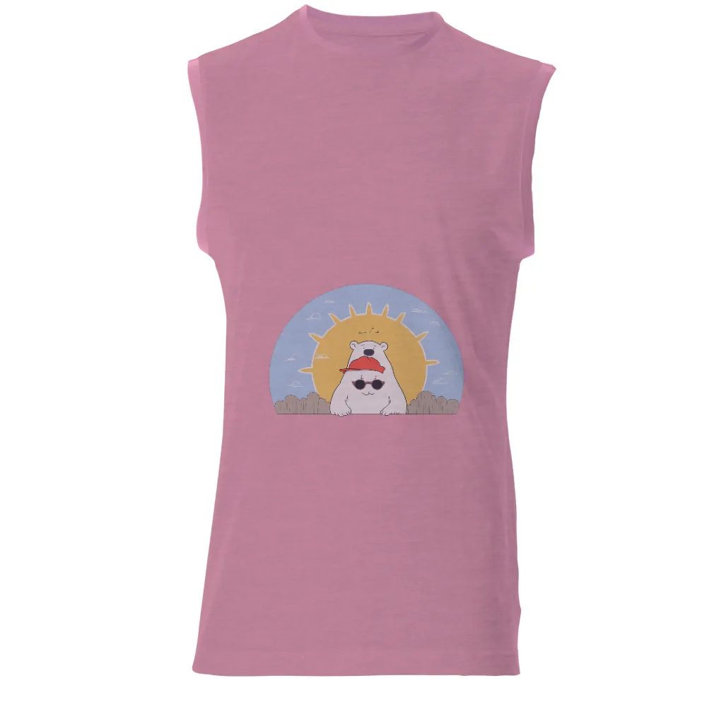 Custom Tee Shirts: Polar Bears in Summer Style