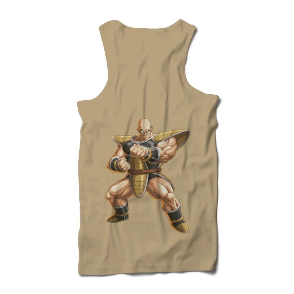 T-Shirt Printing: Nappa - The Saiyan Warrior of Strength and Determination|battle hoodie shirt