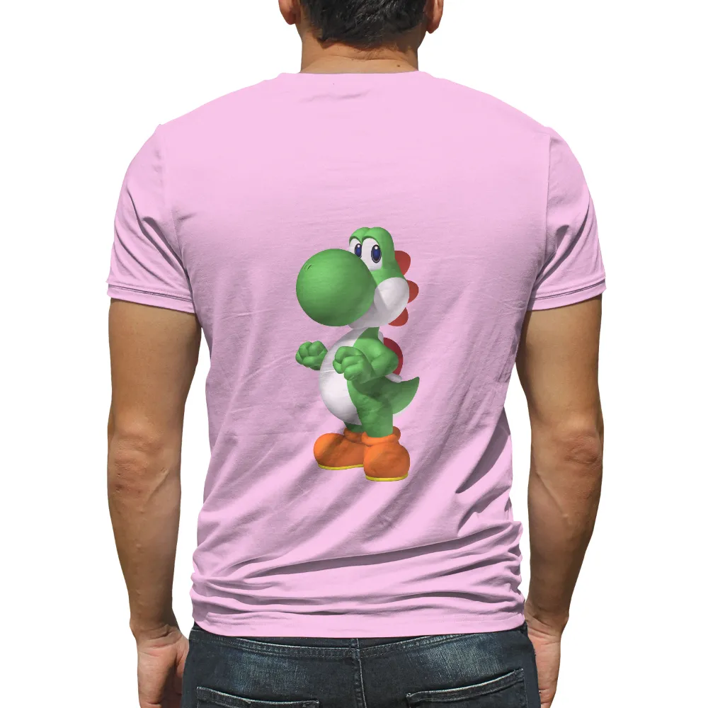 Graphic Tees: Yoshi Adventure - Nostalgic Gaming Tribute|cartoon character long sleeve shirts