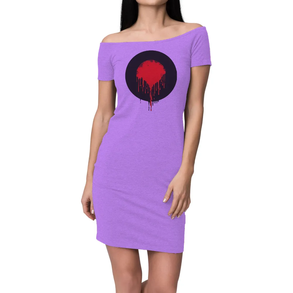 Custom T-Shirt Printing: Bleeding Heart - Expressive Art|half life 2 graffiti