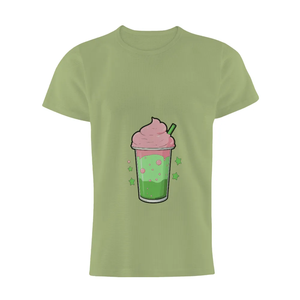 Customized Tee Shirts: Galactic Smoothie - Whimsical and Colorful Design|la galaxy jersey xxl