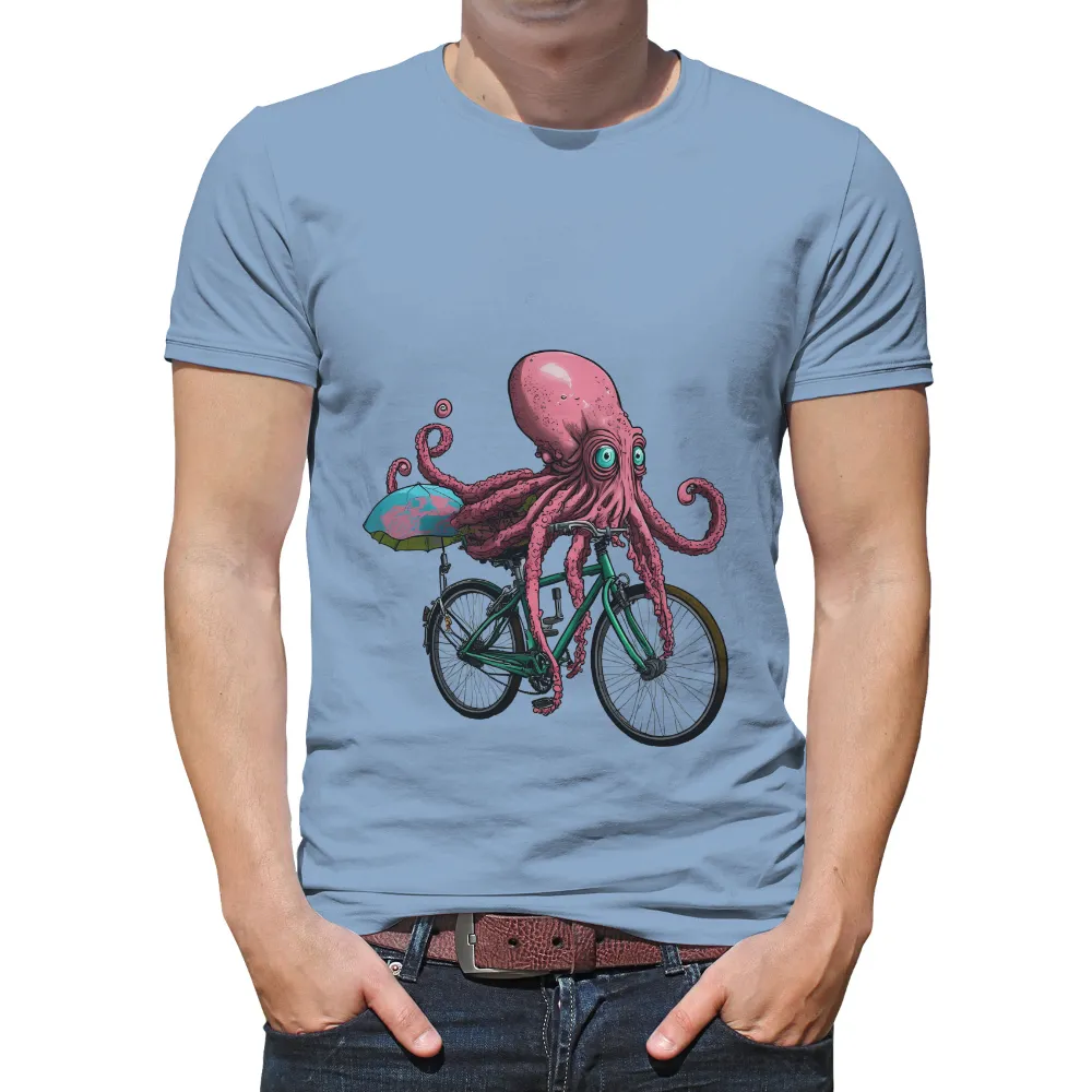 TShirt Printing: Otto the Octopus Rides His Bicycle|first responder ix xi shirt final fantasy