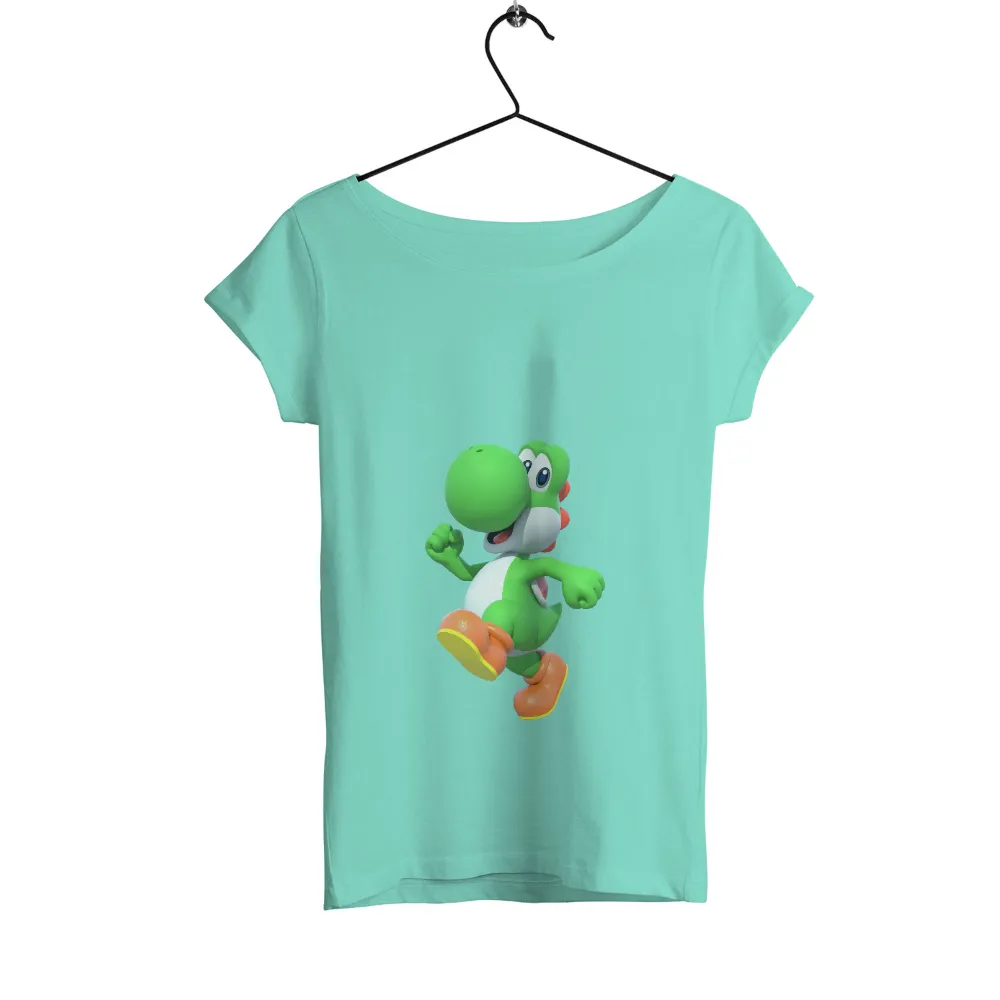 Customized Tee Shirts: Yoshi Adventure - Gaming Nostalgia|men's haggar classic fit premium comfort spread collar dress