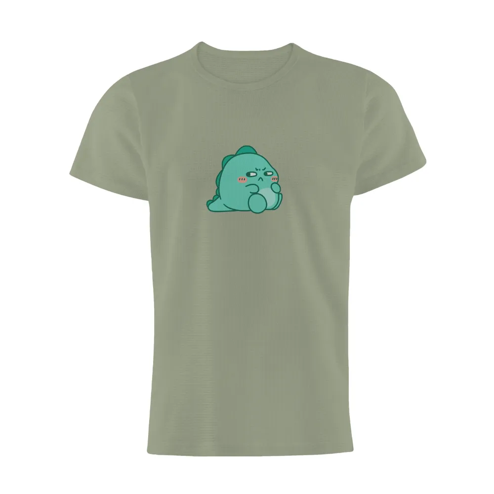 T-Shirt Printing: Dino's Confusion - Cute Cartoon Design|cute valentine tees