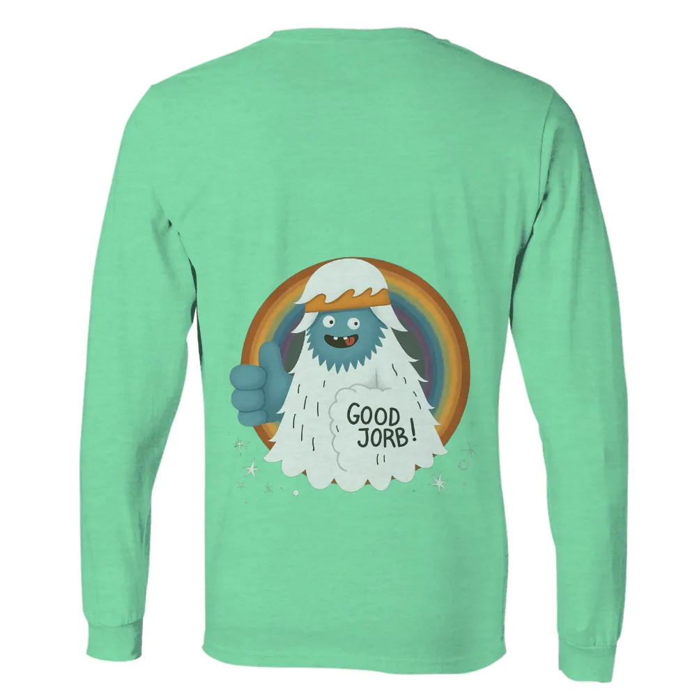 T-Shirts Design: Yeti's Good Job Rainbow - Funny & Quotes|rainbow jordan shirt