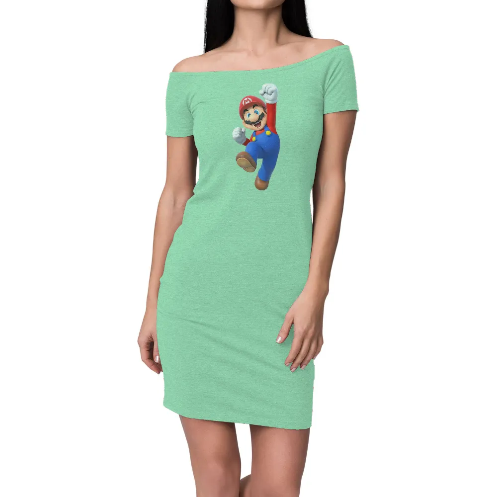 Tee Shirts Printed: Mario's Triumph in Gaming Adventure|mario bros t shirt for sale