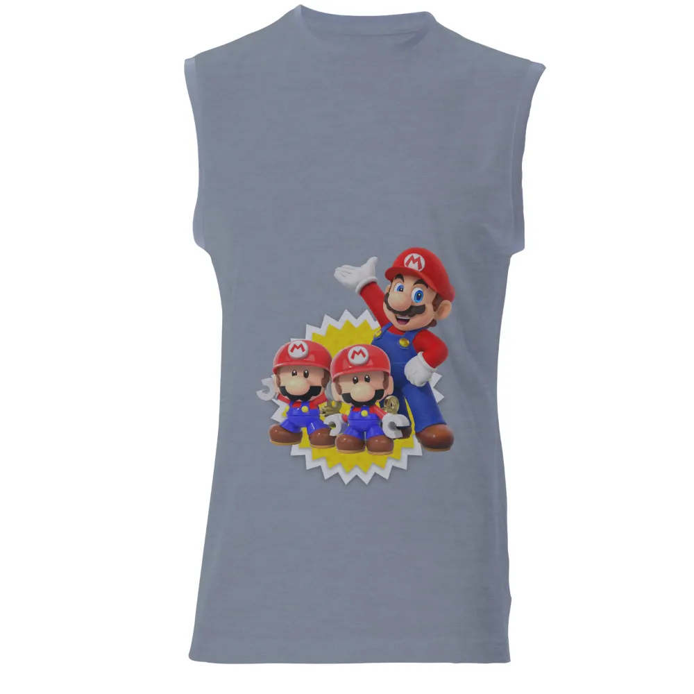 TShirt Design: Mario and Mini Marios Adventure|yanderedev mario shirt