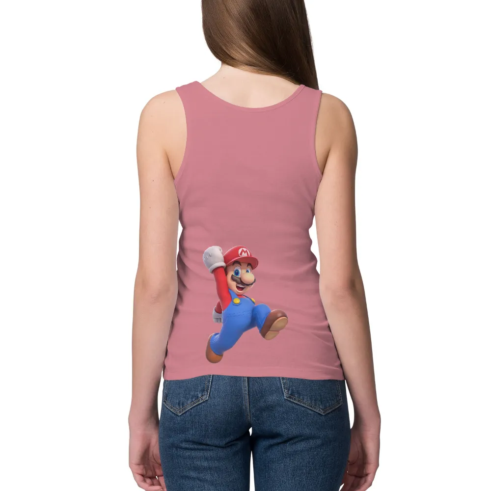 T-Shirts Design: Iconic Mario Adventure|retro valentines shirt