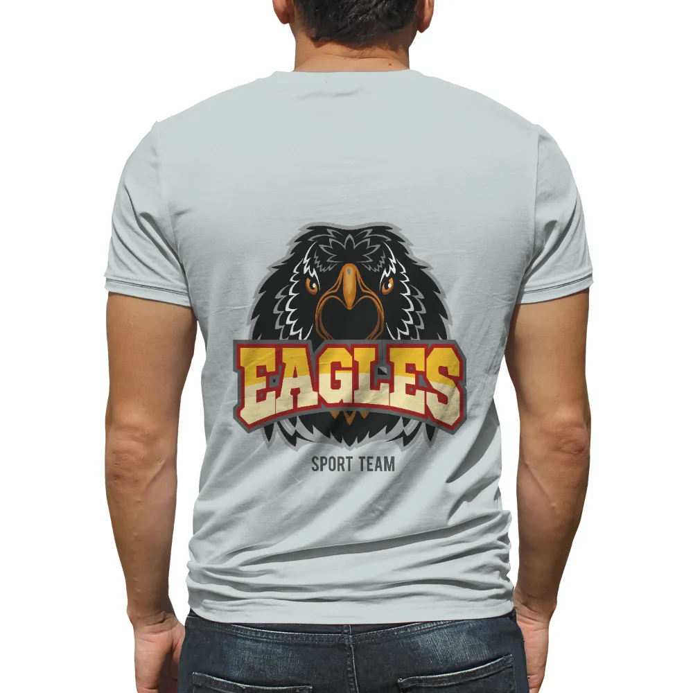 Custom Tee Shirts: Show Your Pride with the Majestic Eagle Sports Team Logo|team 31 courtside nba t shirt