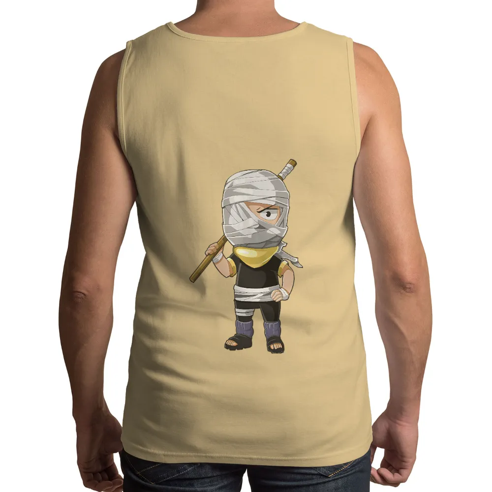 TShirt Printing: Kaito the Bandaged Ninja - Anime Inspired Design|roblox t shirt ninja black