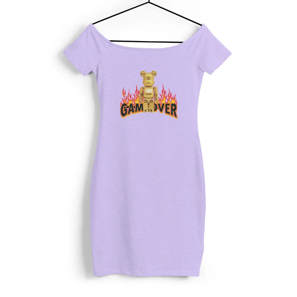 Golden Bear T-Shirts Design: Game Over in Gaming Culture|calgary flames red lot tickets