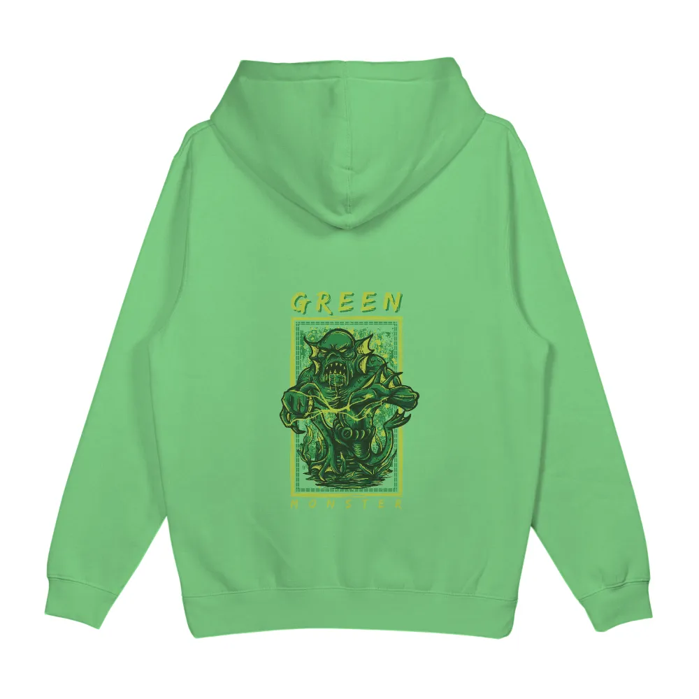 Shirts Graphic Tees: Green Monster - Nature's Protector|neon green kenzo shirt