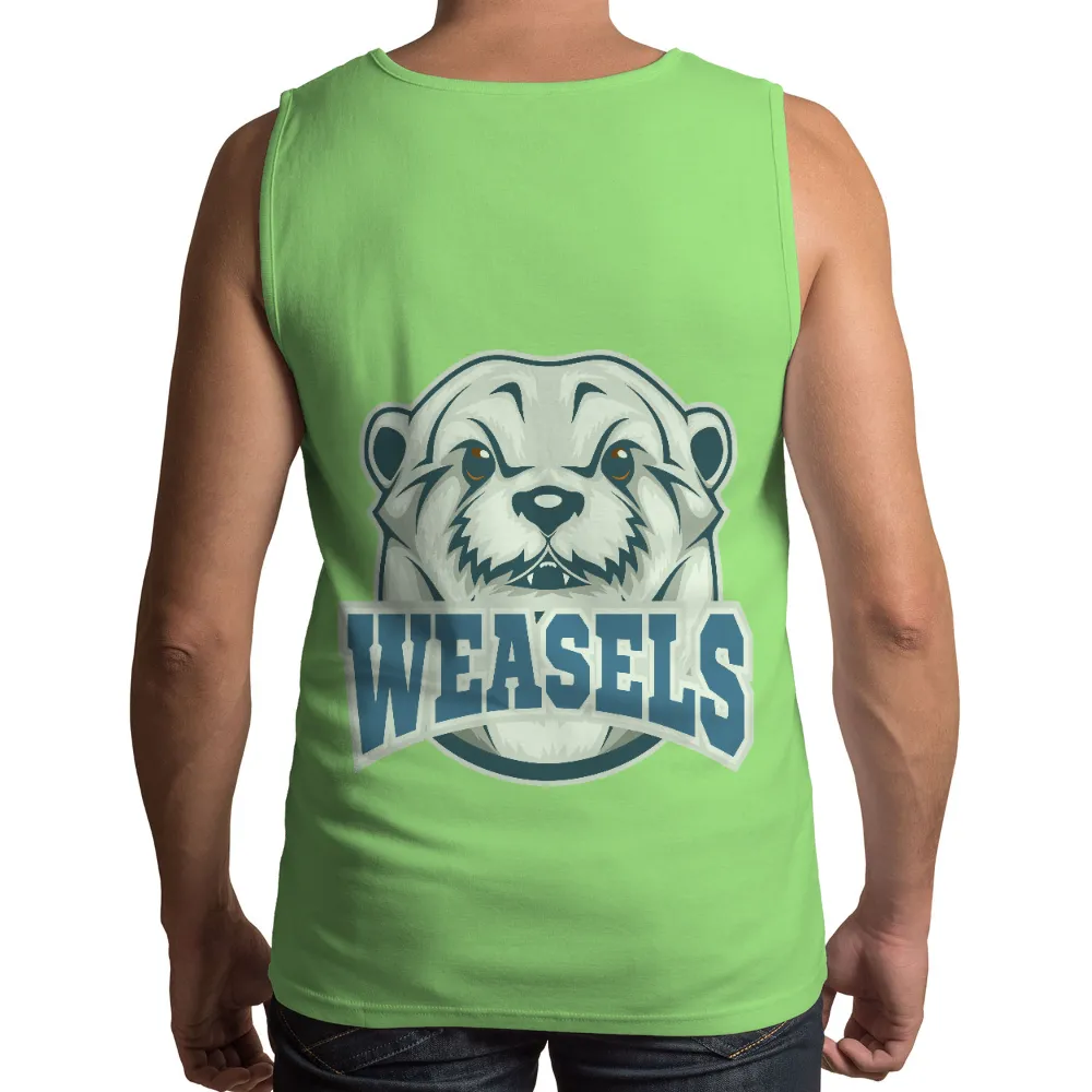 Custom T-Shirt Printing: Show Your Pride with the Weasels Mascot|dark blue t shirt roblox