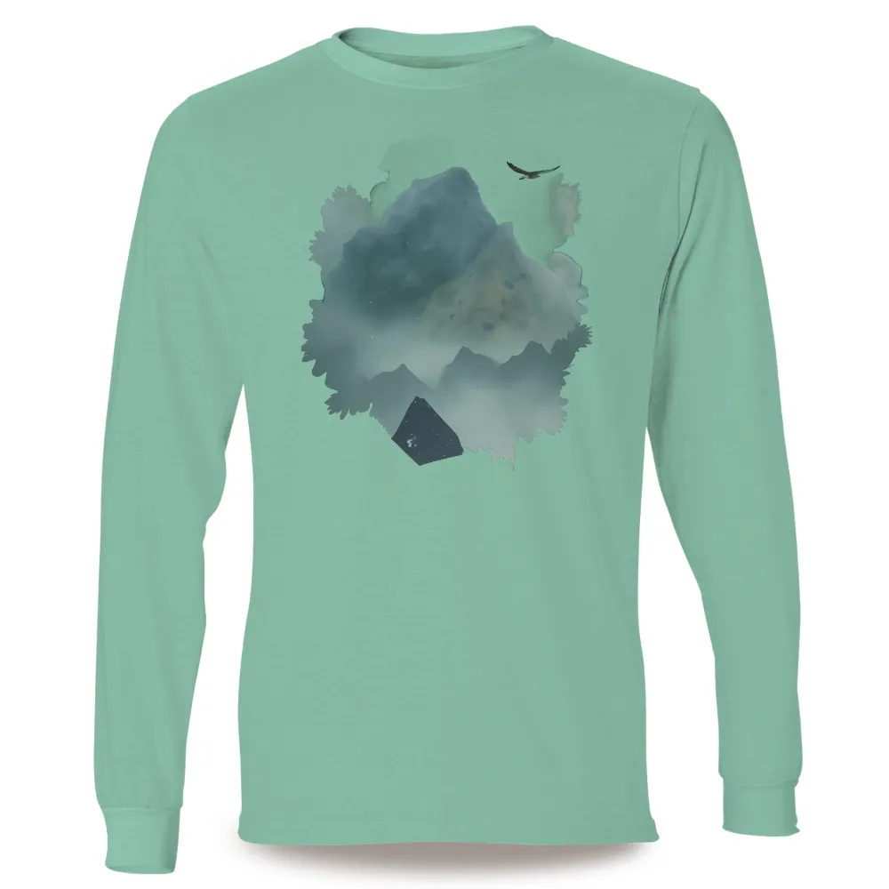 T-Shirts Custom: Soar Above the Clouds with Nature's Majesty|tee essentials fog