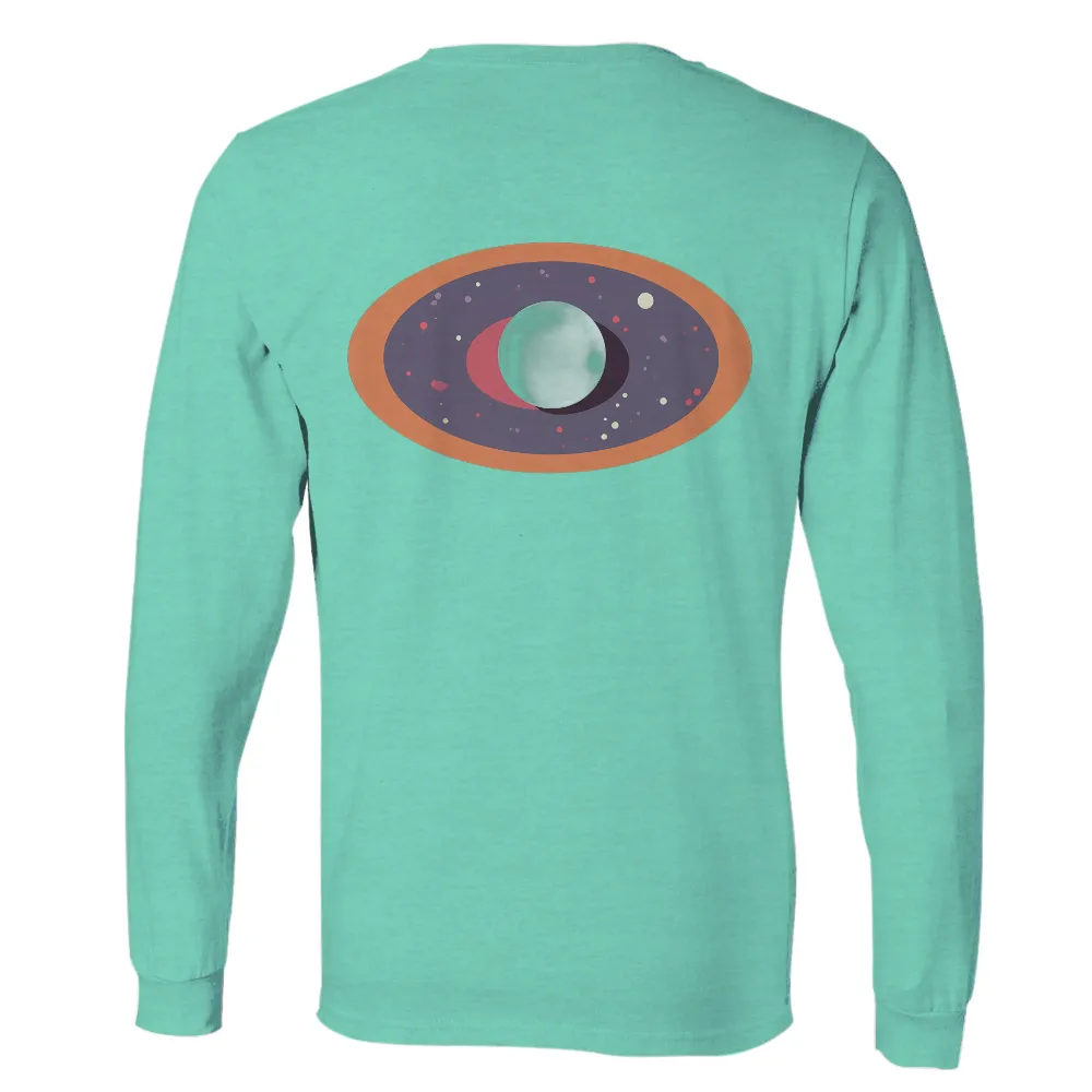 Graphic Tees: Cosmic Exploration - Moon & Stars| geometric shapes