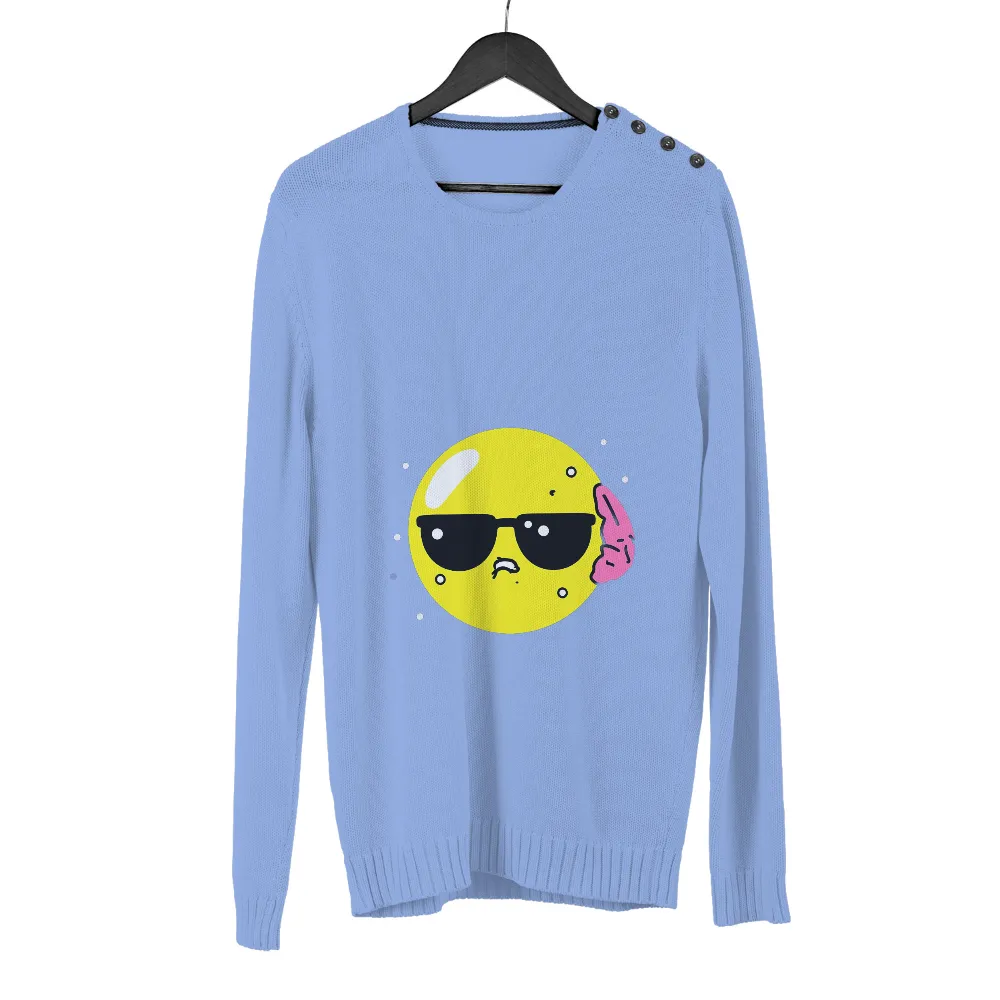 Tee Shirt Printing: Cool Dude Emoji - Funny & Quotes|a fun thing to do in the morning shirt