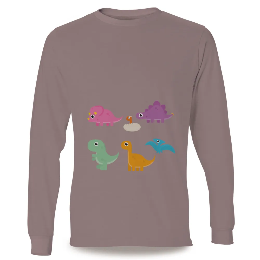 Tee Shirt Printing: Dinosaur Friends in Vibrant Colors|friends naruto t shirt