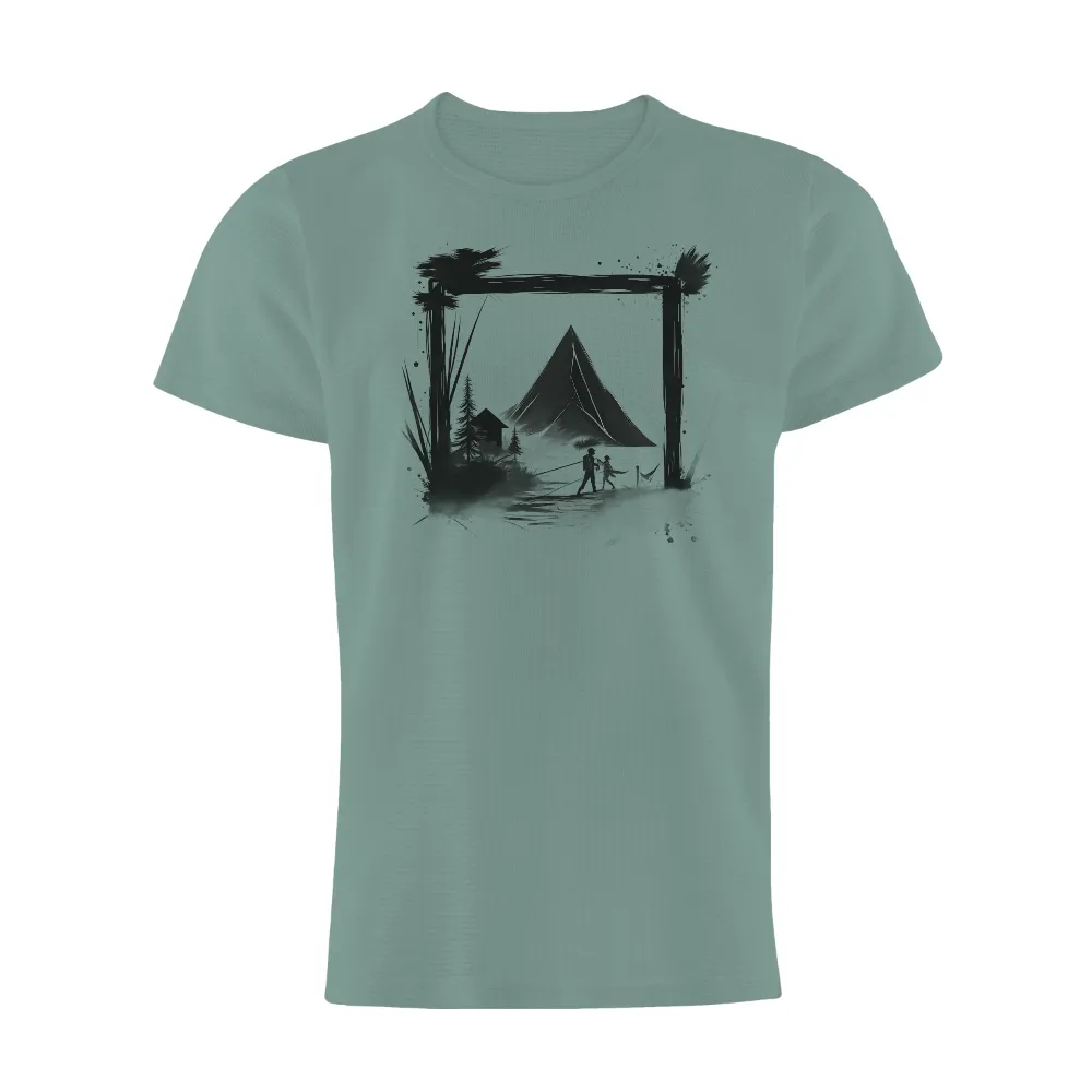 Tee Shirt Printing: Nighttime Adventure in the Forest|endor forest summer camp shirt