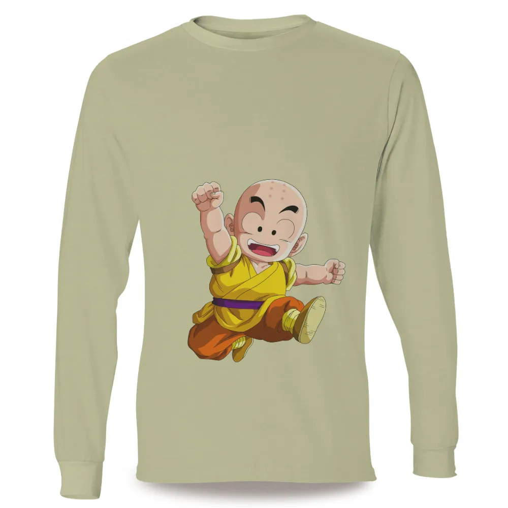 Tee Shirt Printing: Krillin - The Spirit of Courage and Friendship|battle tested warrior queen shirt