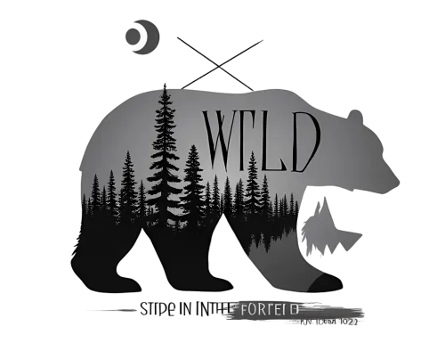 Customized Tee Shirts: Embrace the Spirit of Wild with Artistic Forest Design