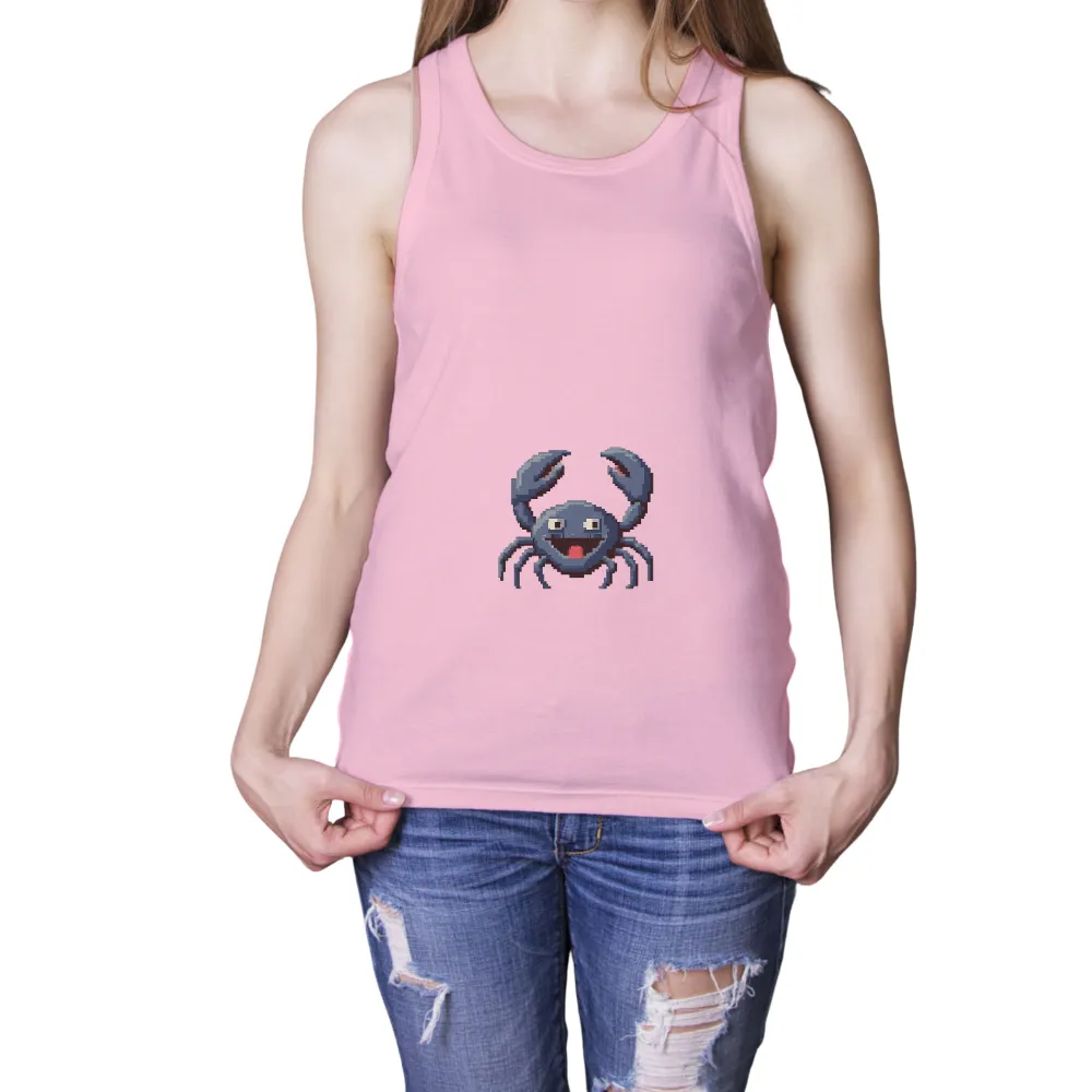 TShirt Printing: Pixel Art Crab - Vintage & Retro Gaming Fun|adventure time star wars shirt