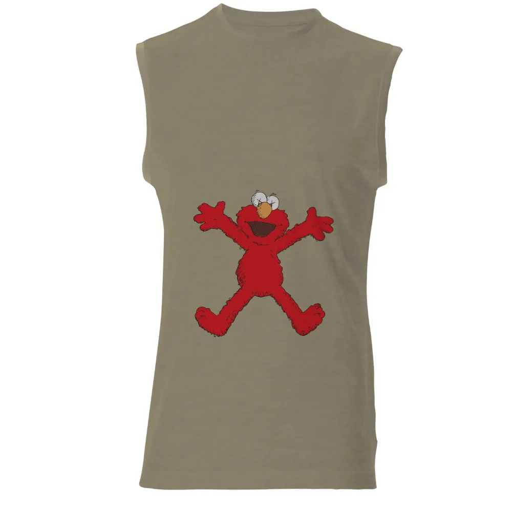 Graphic Tees: Embrace Joy with Elmo - Positivity and Inclusivity|red hot chili peppers nude tshirt