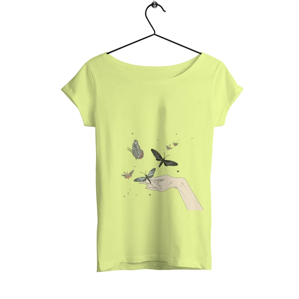 Custom Tee Shirts: Embrace Nature's Beauty with Butterflies|name design t shirt