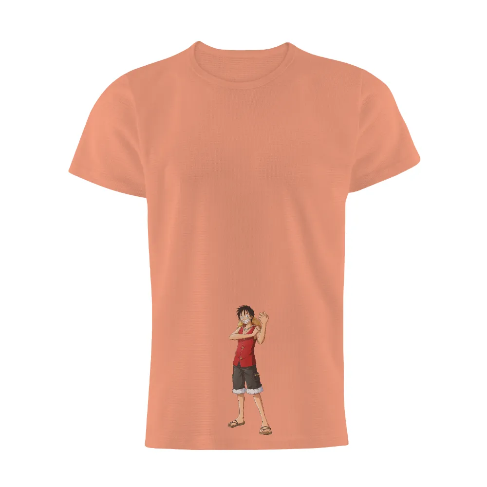 T-Shirts Custom: Adventure with Luffy - Anime Minimalist Design|adventure time star wars shirt