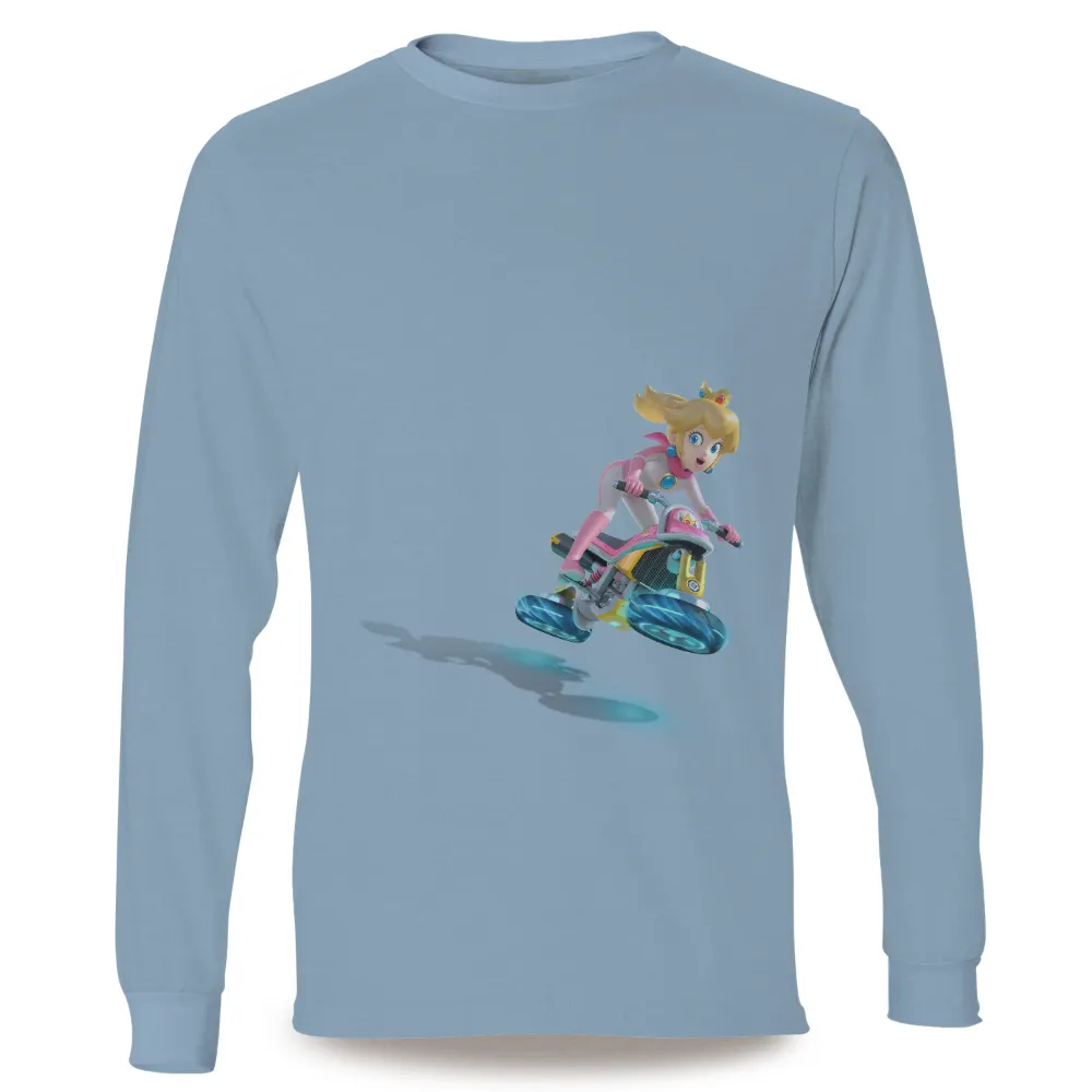 T-Shirts Custom: Racing Adventure with Futuristic Motorcycle|adventure time shirt sex