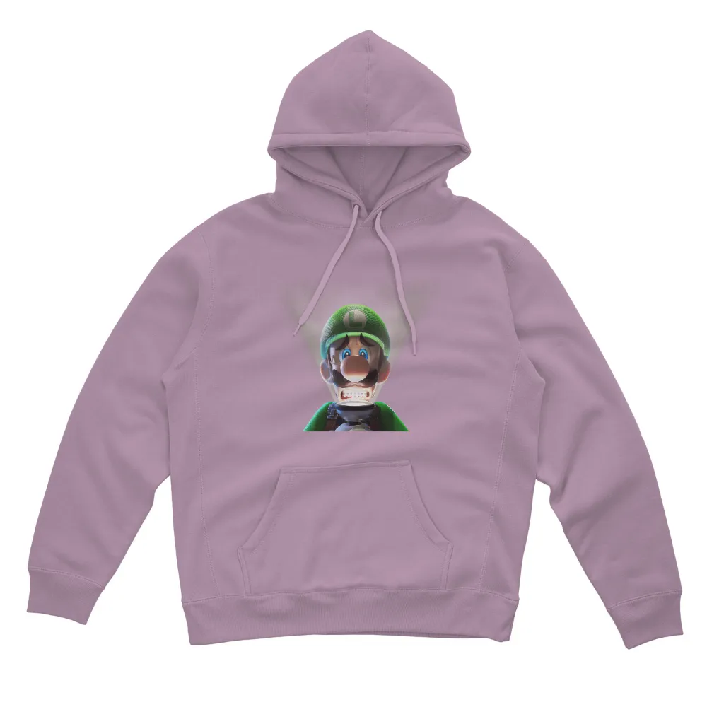 Custom T-Shirt Printing: Luigi's Ghostly Adventure with Vacuum Cleaner Light|luigi t shirt roblox