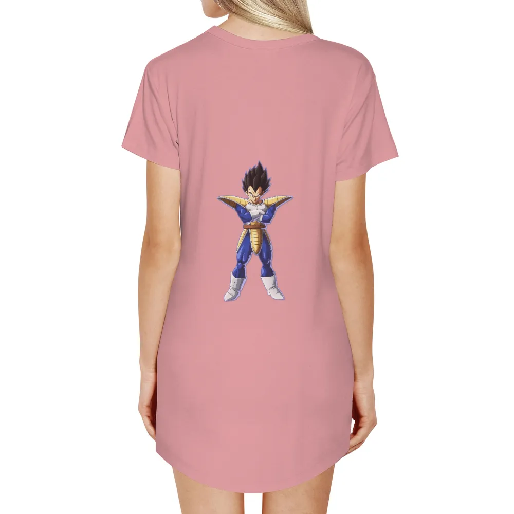 Custom T-Shirt Printing: Vegeta - Iconic Warrior from Dragon Ball|goku power mode t shirt