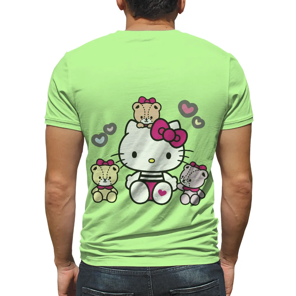 Shirts Graphic Tees: Hello Kitty and Friends in Love|music art love happiness t shirt