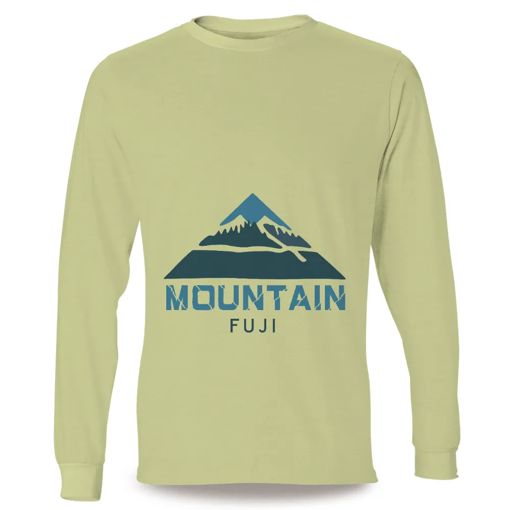 T-Shirts Design: Mount Fuji - Nature's Tranquility|love peace skeet cheese shirt