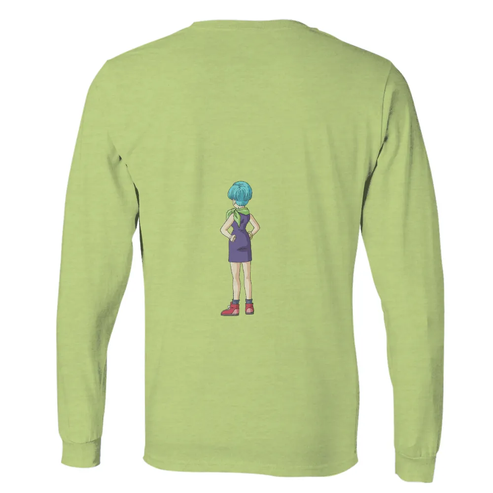 T-Shirts Custom: Empowerment with Bulma, Anime Icon|bulma shirt hot topic