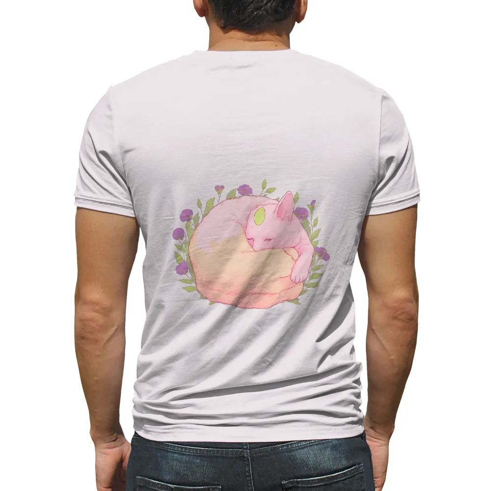 Pastel Cat Tranquility Graphic: Embrace Serenity and Comfort|cartoon cat t shirt roblox