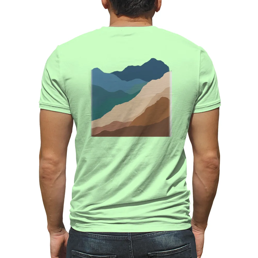 Custom T-Shirt Printing: Layers of Life - Mountains of Resilience|strength camp t shirt