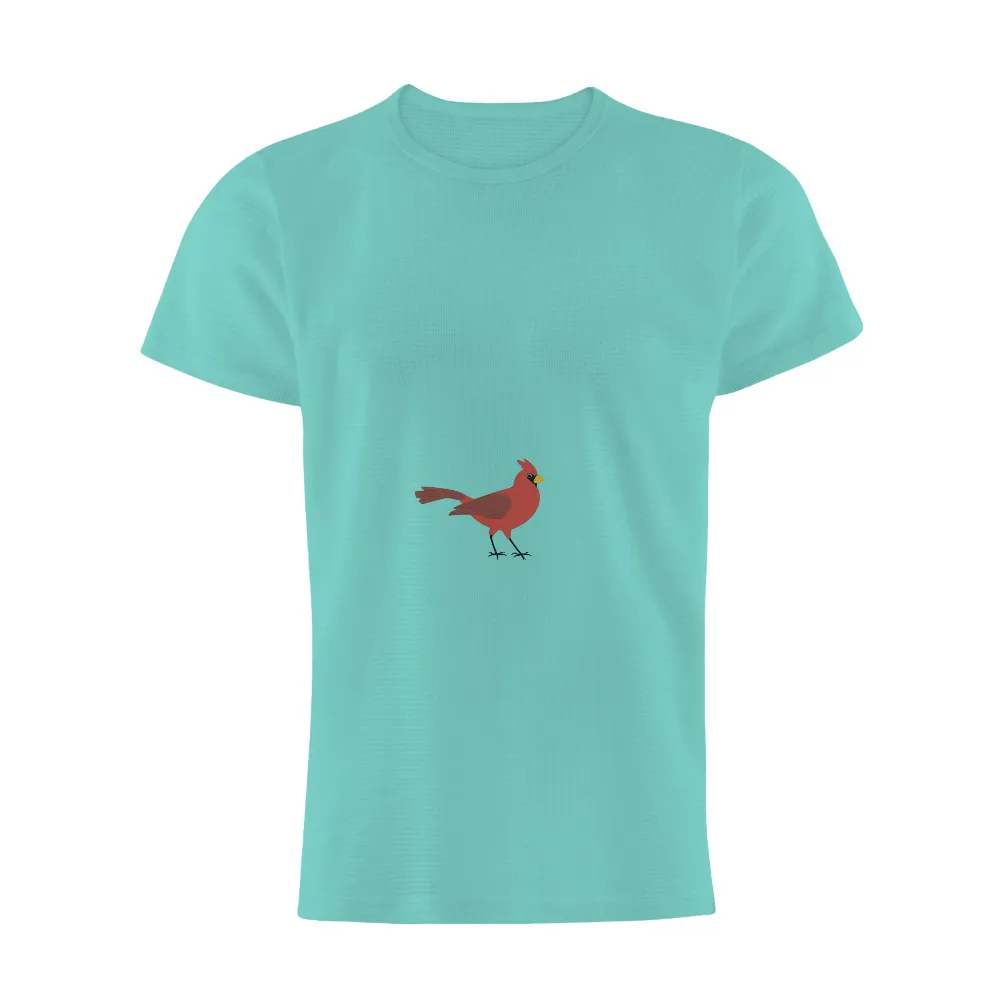 Tee Shirts Printed: Cardinal Bird - Nature's Messenger of Hope| Resilience symbol