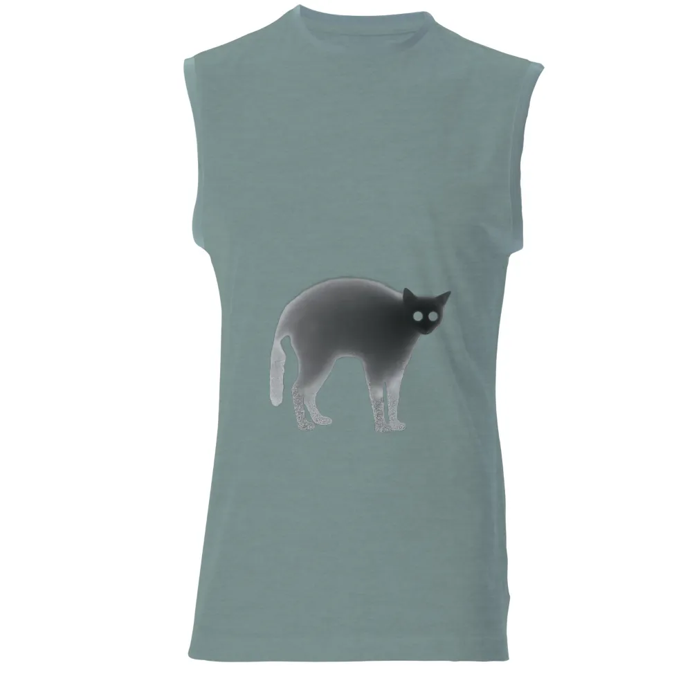 Custom T-Shirt Printing: Enchanting Cat | Magical Adventure|mysterious cat