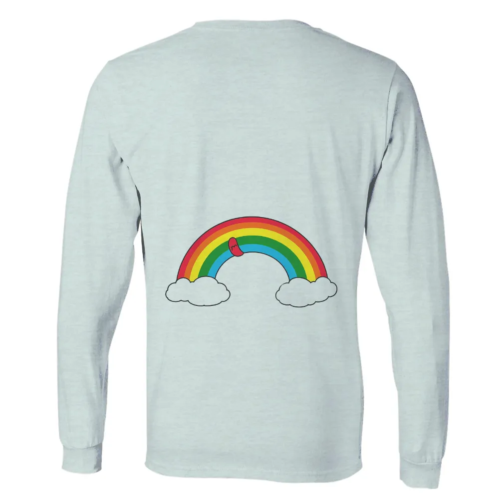 TShirt Design: Whimsical Rainbow with Zephyr's Touch|kai parker rainbow shirt