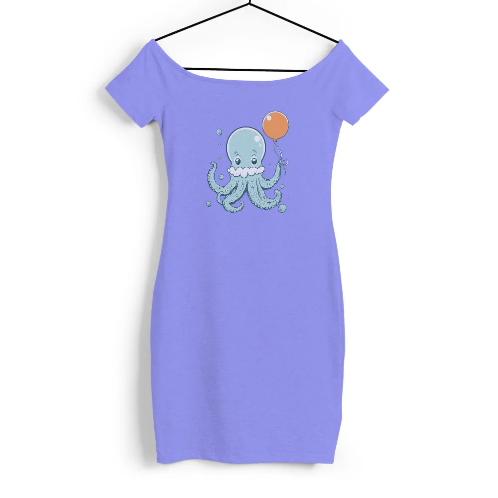 Tee Shirts Printed: Ollie the Octopus with Balloon - Funny & Quotes|adventure time shirt sex