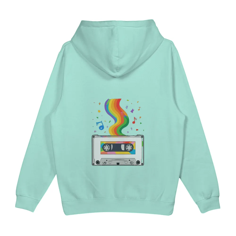 T-Shirts Custom: Vintage Cassette Rainbow Melody|rainbow t shirt nhs