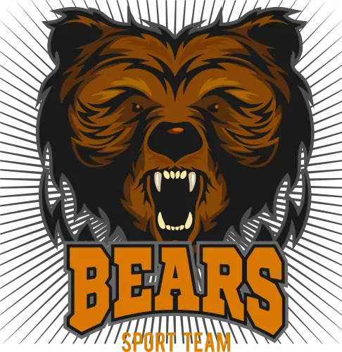 Shirts Graphic Tees: Bears Sport Team - Power and Pride