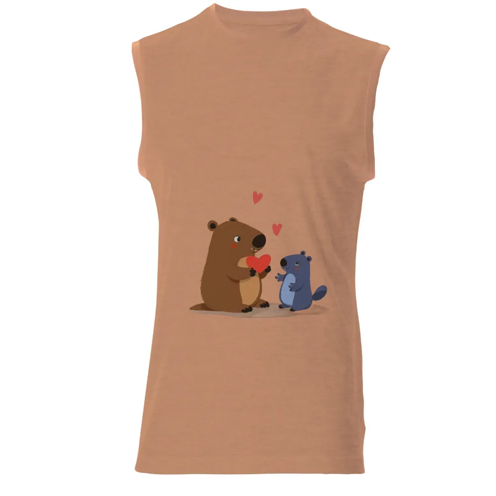 Customized Tee Shirts: Heartfelt Groundhogs - Love and Friendship|love for damar t shirt nfl